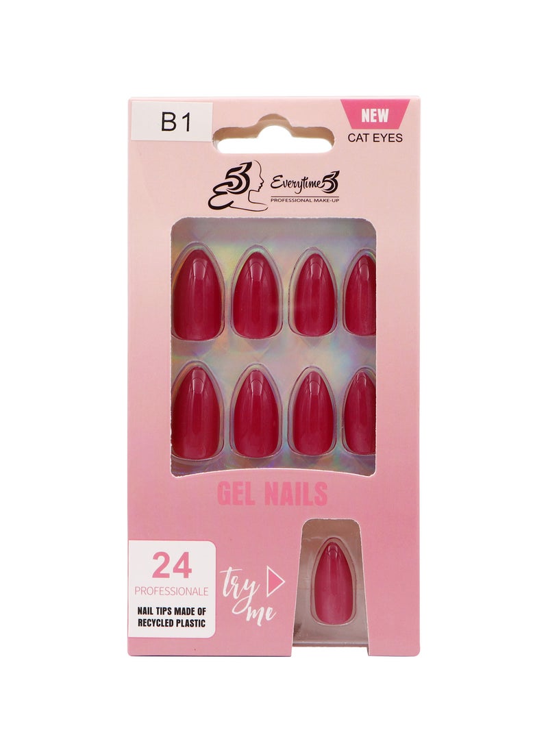 Everytime53 Women's Cateye Gel Nails - B1 - Image 1