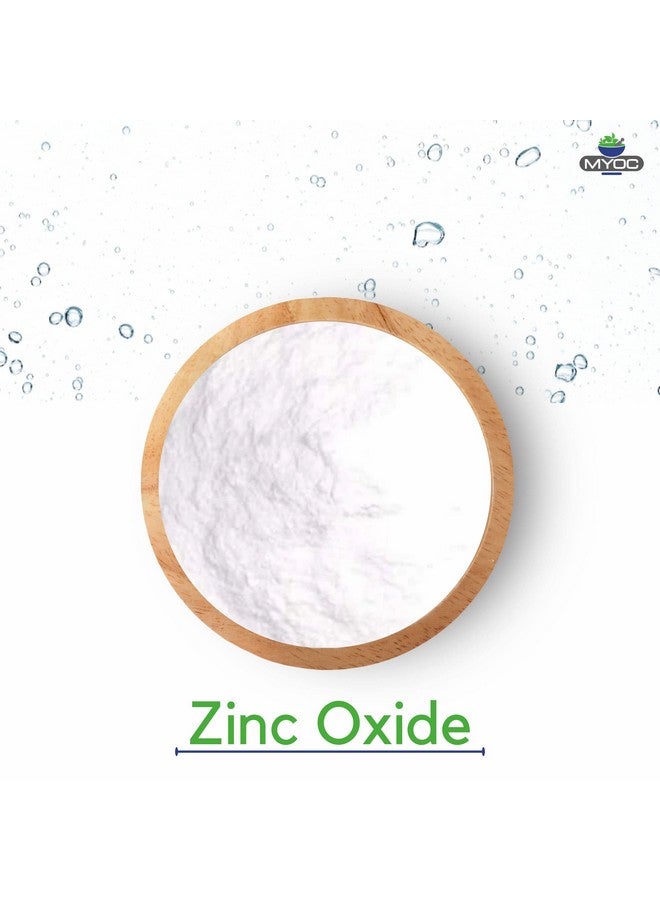 Myoc مسحوق أكسيد الزنك الأبيض النقي والعالي الجودة (ZnO) بحجم نانو للاستخدامات التجميلية - 60 جرام - Image 3