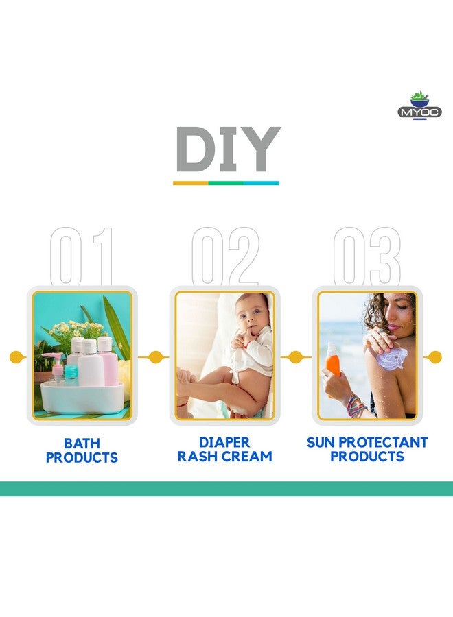 Myoc مسحوق أكسيد الزنك الأبيض النقي والعالي الجودة (ZnO) بحجم نانو للاستخدامات التجميلية - 60 جرام - Image 5