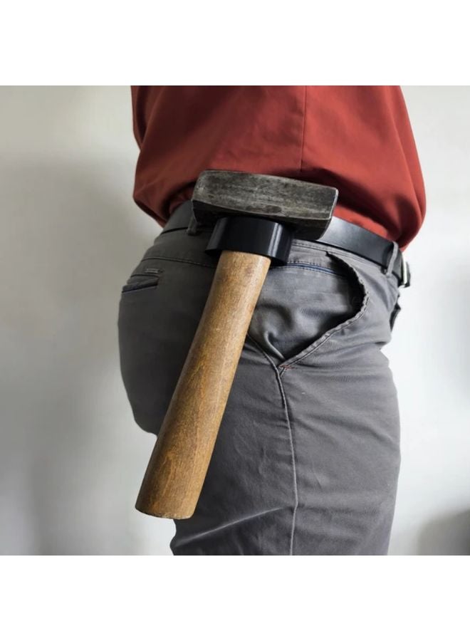 Black Waist Mounted Tool Holder Portable Auxiliary For Hammers Axes Wrenches - Image 5