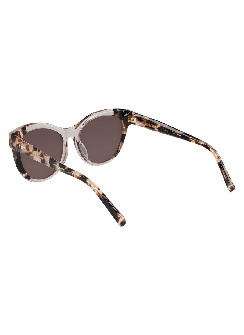 DKNY Full Rim Zyl Cat Eye Dkny Sun Dk533S 5217 (235) Nude Tortoise/Nude  - Image 3