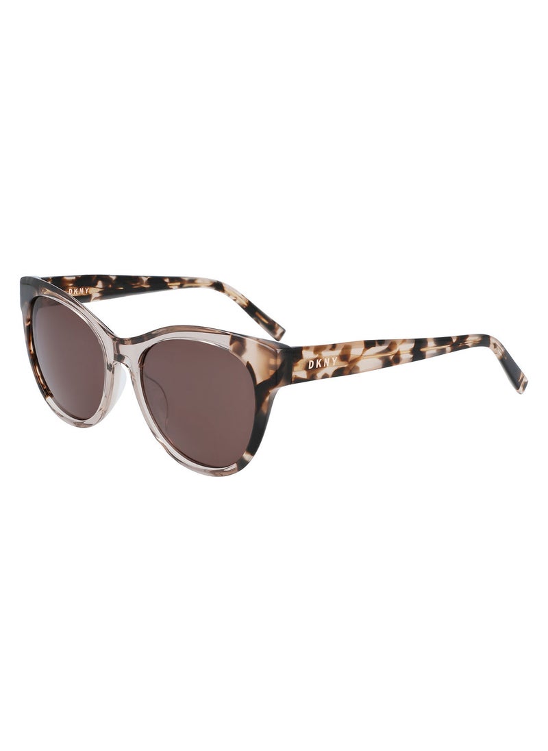 DKNY Full Rim Zyl Cat Eye Dkny Sun Dk533S 5217 (235) Nude Tortoise/Nude  - Image 1