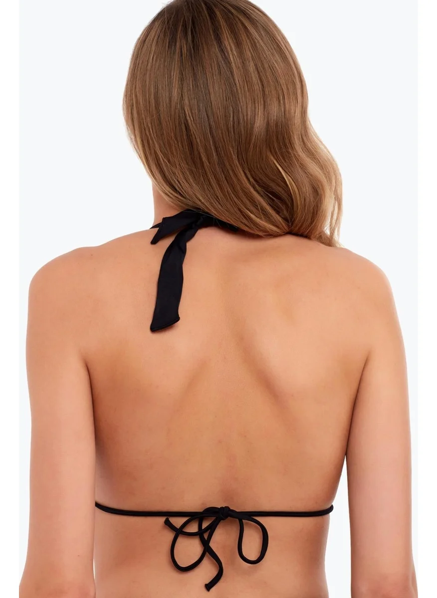 Ayyıldız Crescent Moon 63555 Black Bikini Top