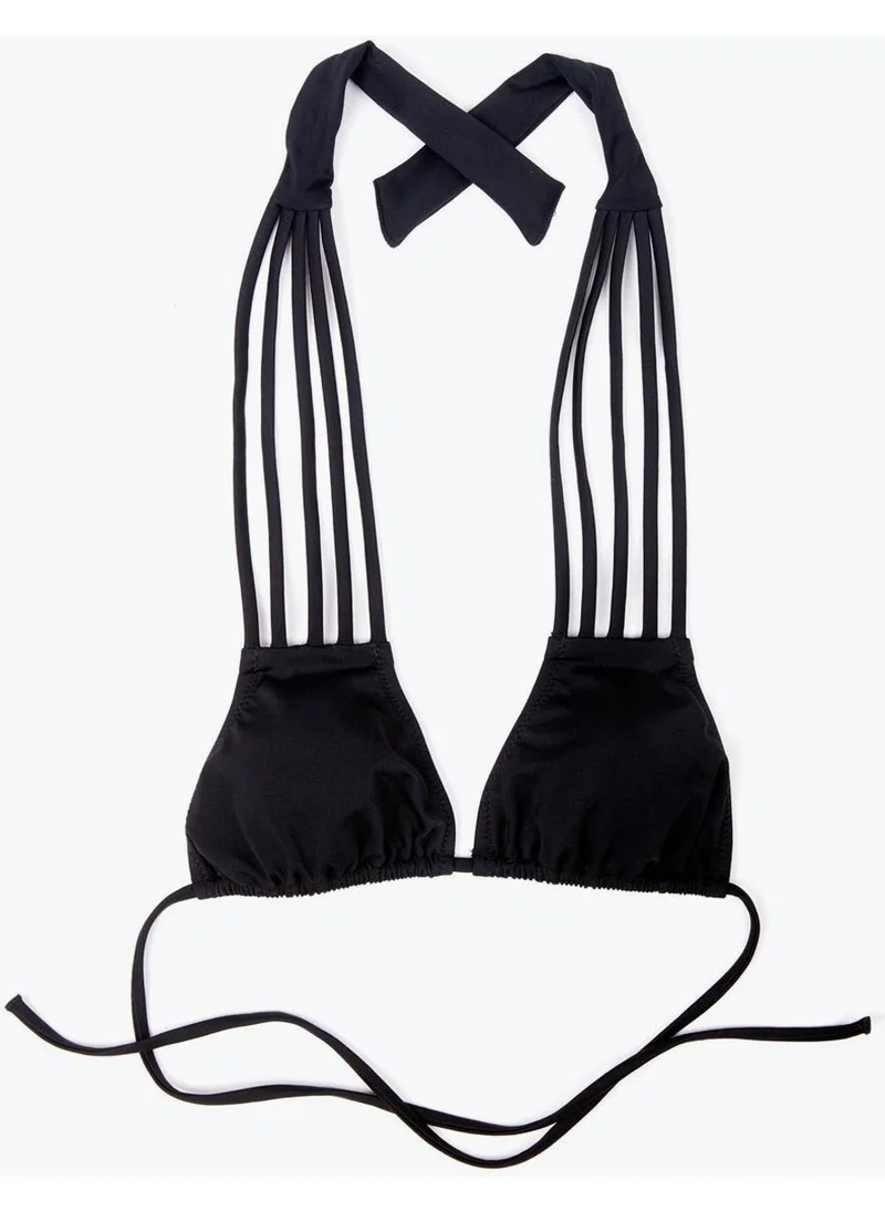 Ayyıldız Crescent Moon 63555 Black Bikini Top