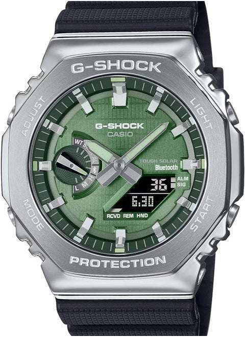 Casio Men's Analogue-Digital Quartz Watch with Harz Strap GBM-2100A-1A3ER