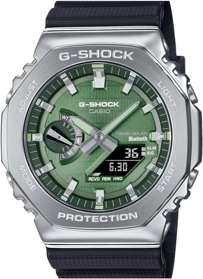 Casio Men's Analogue-Digital Quartz Watch with Harz Strap GBM-2100A-1A3ER