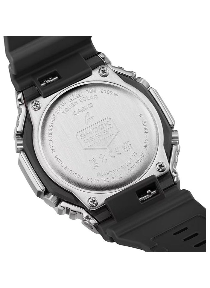 Casio Men's Analogue-Digital Quartz Watch with Harz Strap GBM-2100A-1A3ER