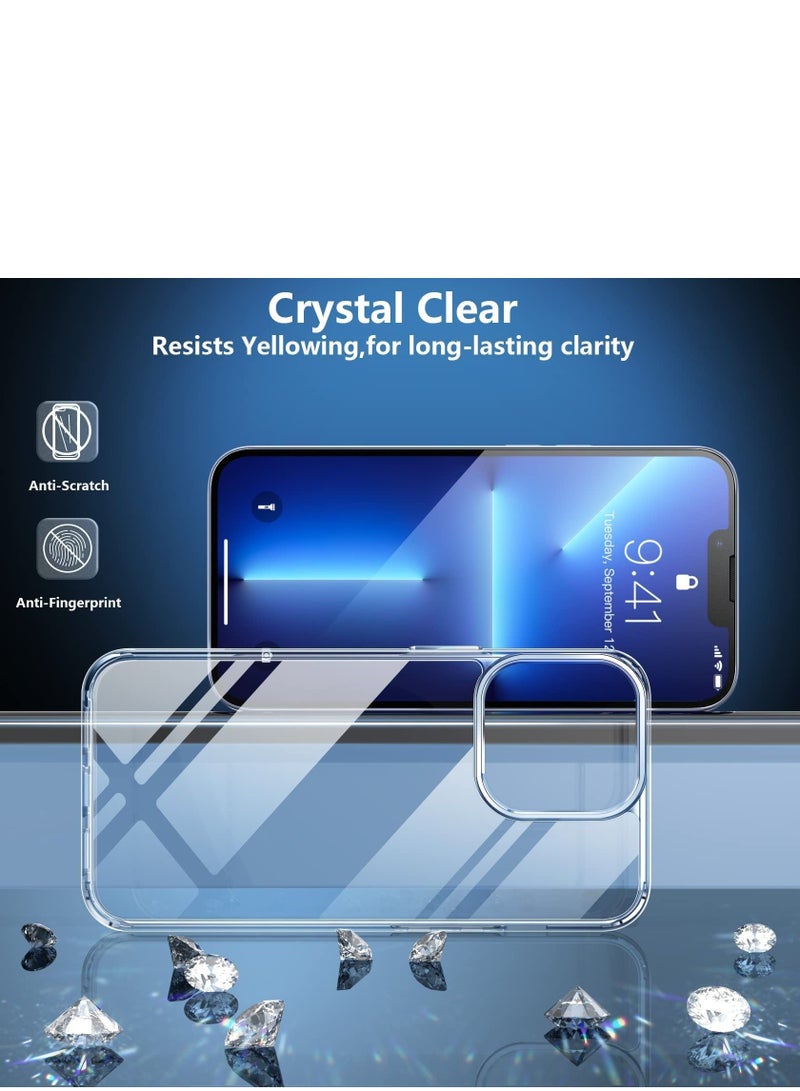 iPhone 14 Pro Protective Case Clear TPU Soft Scratch-Resistant Anti-Drop Slim Thin Crystal Case Cover Compatible with iPhone 14 Pro 6.1 Inch - Image 2