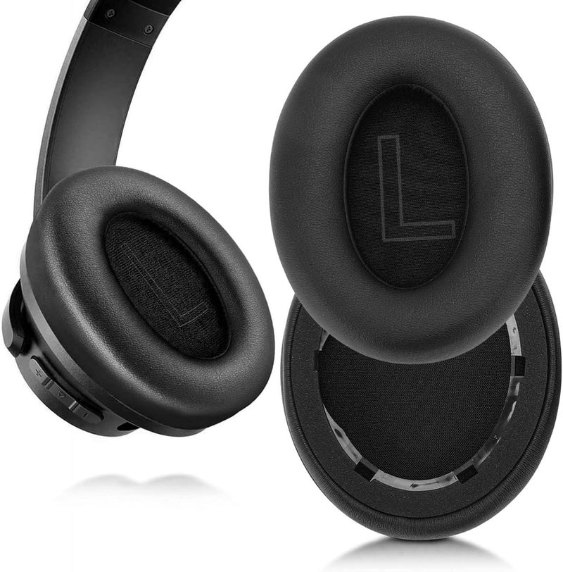 Denash سماعات أذن بديلة، لسماعات Soundcore Life Q20 Q20 BT، وسادات سماعات رأس بجلد أنعم، ورغوة عازلة للضوضاء - Image 1