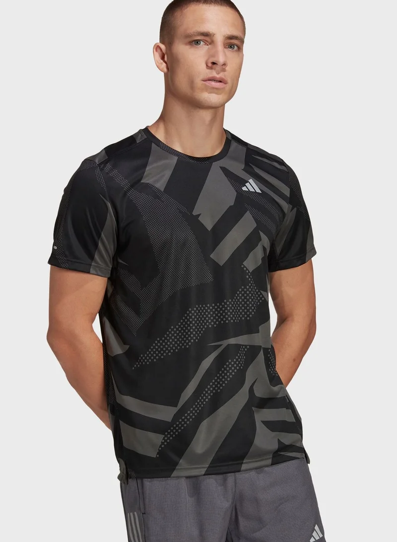 Adidas Own The Run Seasonal T-Shirt