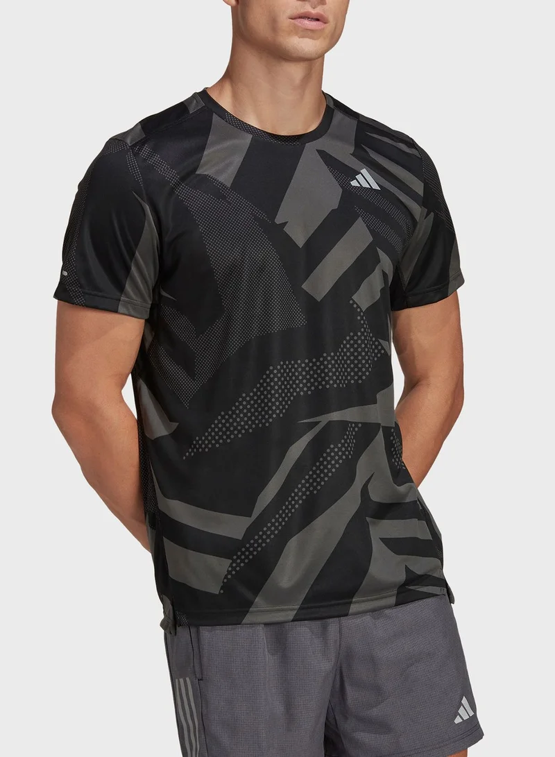 Adidas Own The Run Seasonal T-Shirt