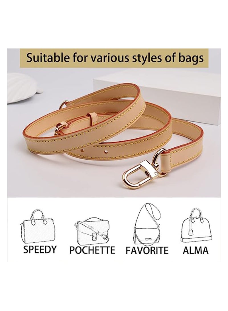 SOLARAE Purse Strap Adjustable Crossbody Strap, Leather Replacement Shoulder Strap, Suitable for Crossbody Bags Bucket Bags Shoulder Bags, Width 0.7inch - Image 5