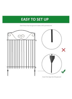Vota Grills Lily's Garden steel Fence Set 5 pcs  - Image 3