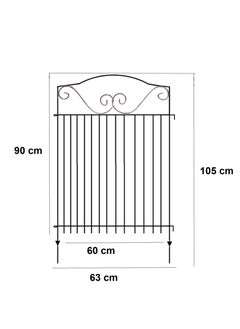 Vota Grills Lily's Garden steel Fence Set 5 pcs  - Image 2