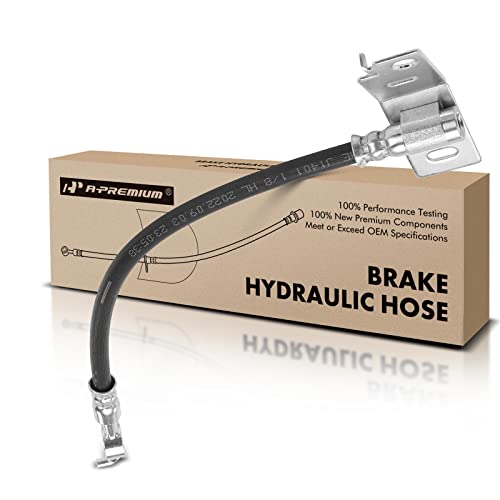 A-Premium APremium Rear Driver Brake Hydraulic Hose Compatible with Select Ford Models For F150 2015 2016 2017 with Manual Parking Brake Replace FL3Z2282D - Image 1