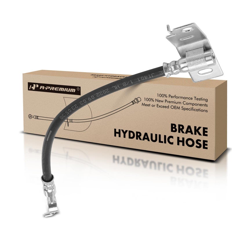 A-Premium APremium Rear Driver Brake Hydraulic Hose Compatible with Select Ford Models For F150 2015 2016 2017 with Manual Parking Brake Replace FL3Z2282D - Image 2