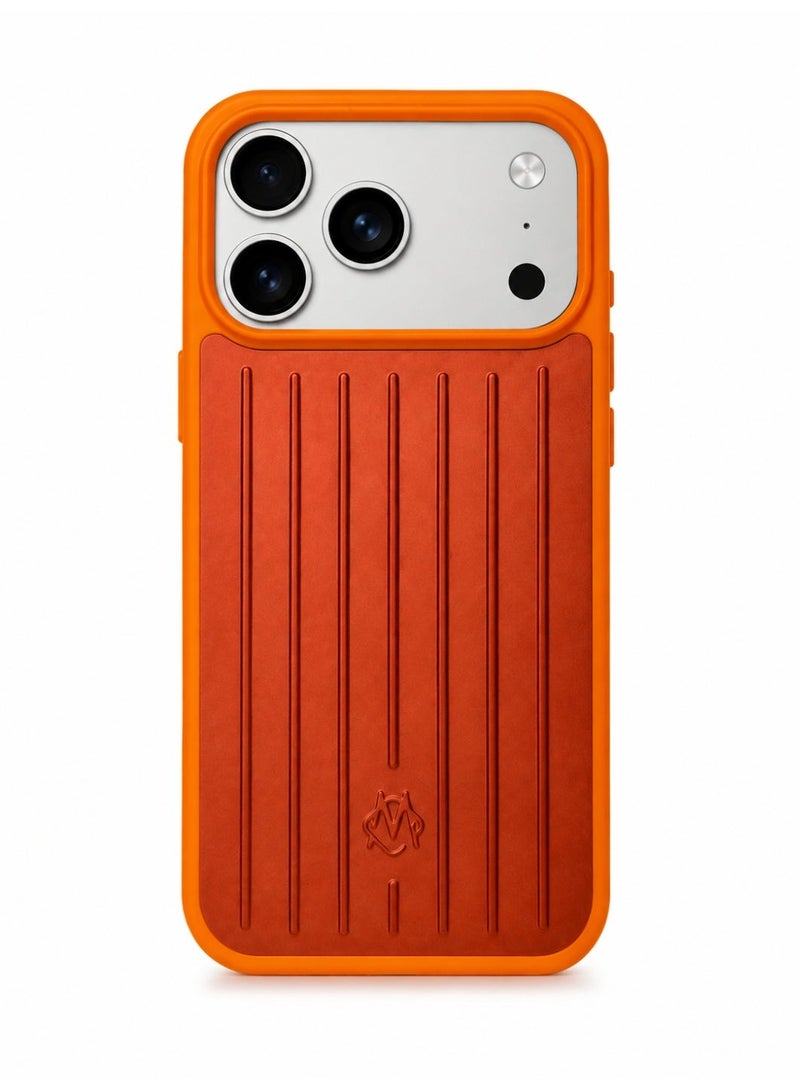 Luxury Protective Case for iPhone 17 Pro Max –Orange - Image 1