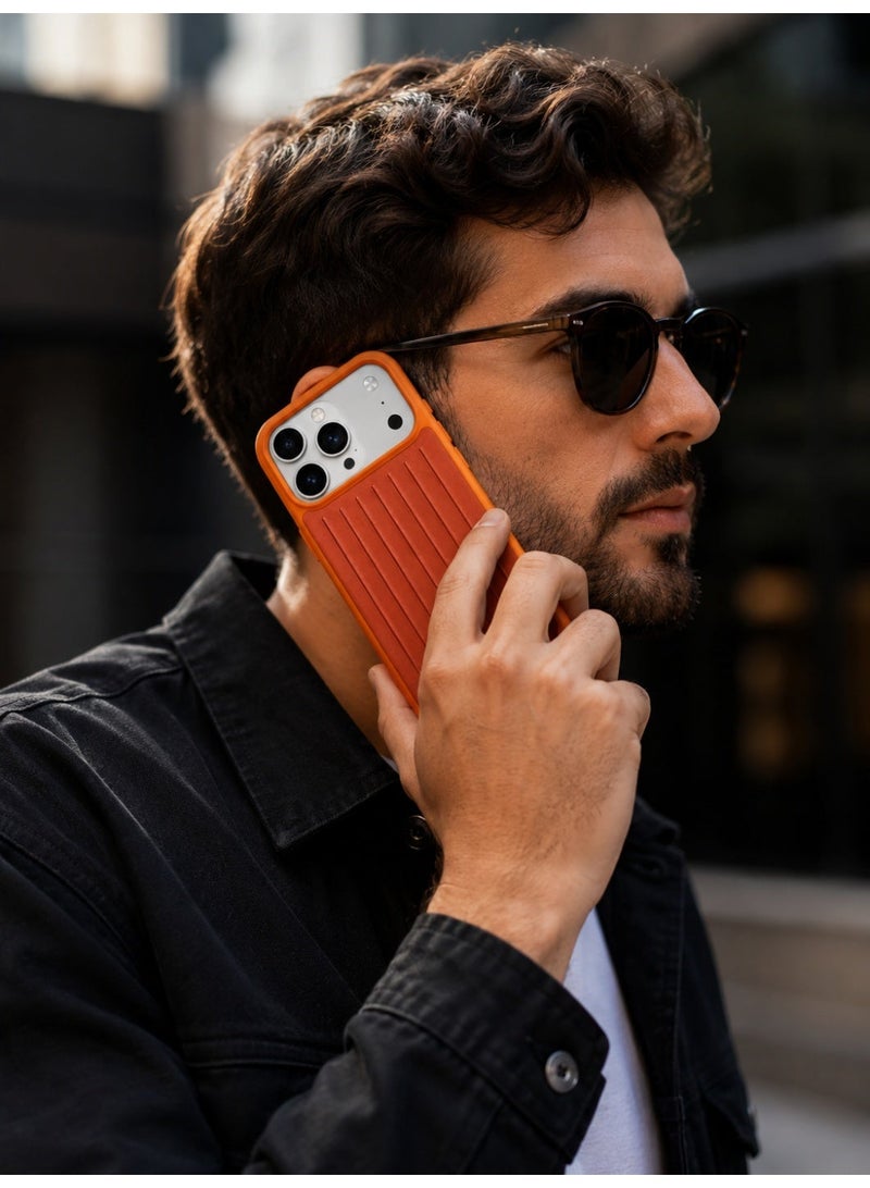 Luxury Protective Case for iPhone 17 Pro Max –Orange - Image 2