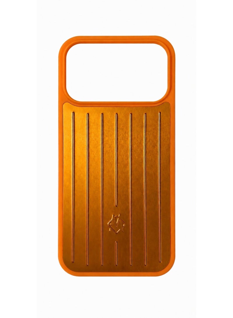 Luxury Protective Case for iPhone 17 Pro Max –Orange - Image 1