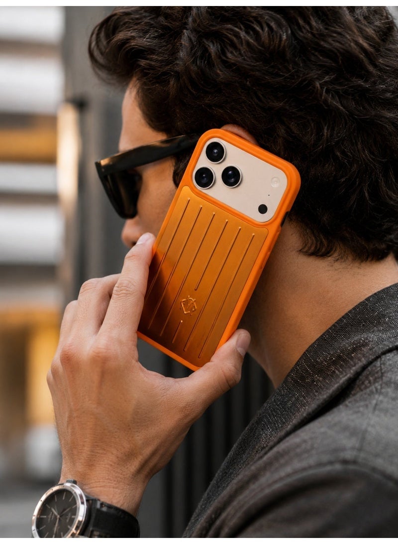 Luxury Protective Case for iPhone 17 Pro Max –Orange - Image 2