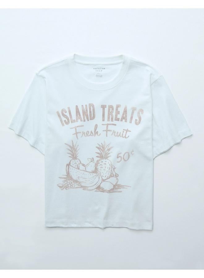 امريكان ايجل تيشيرت كبير بطباعة طعام - Image 3