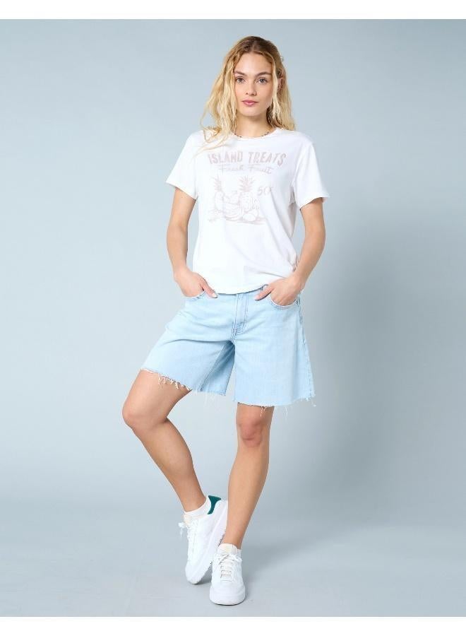 امريكان ايجل تيشيرت كبير بطباعة طعام - Image 1