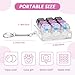 HOMQYTE Transparent Keyboard Fidget Toys for Adults Keyboard Clicker Button Keychain Sensory Toy for Office Stress Relief Autism 9IN1Style A - Image 4