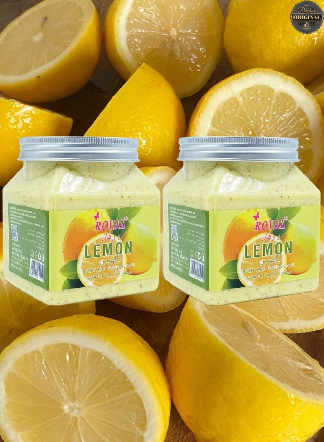 ROVAL 2 Pieces Lemon Body And Face Scrub  - Image 1