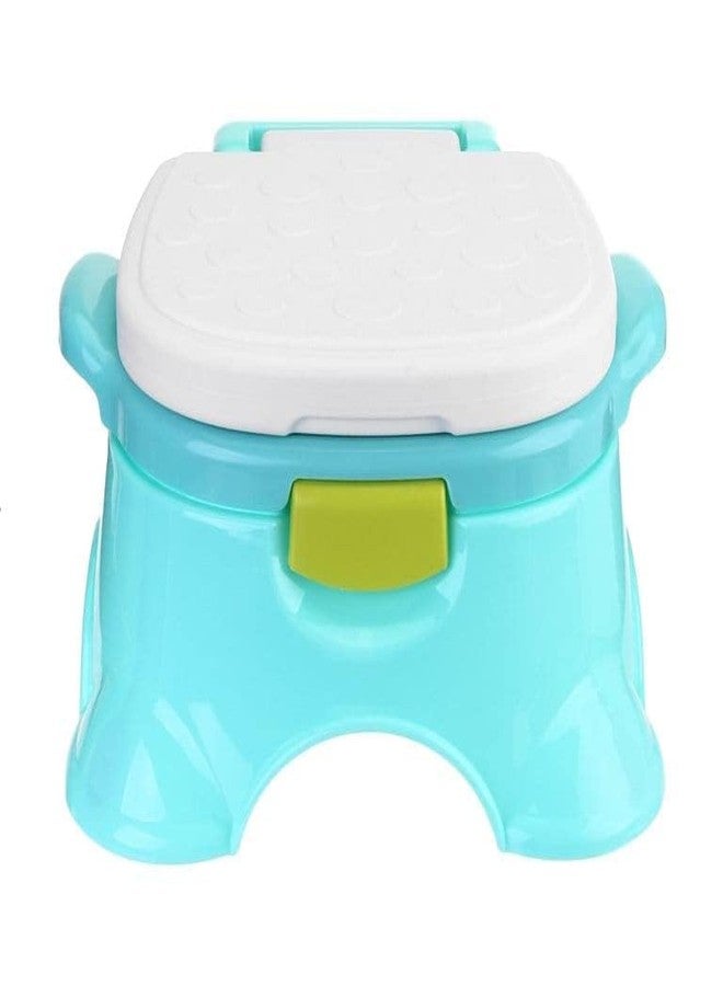 RIANZ Royal Baby Potty Training Seat with Lid, Potty pot, potty seat for 1 + Year child, potty trainer with Detachable Potty Bowl, Suitable for potty training of Boys & Girls (Light Green - 1 Pc) - Image 2
