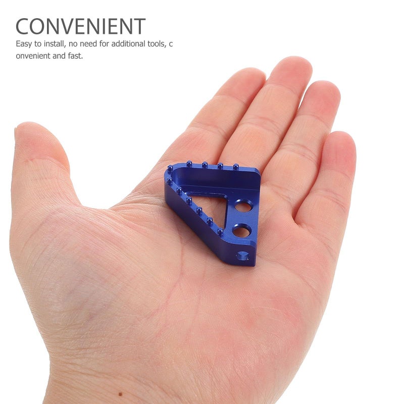 Motorcycle Rear Brake Pedal Lever Step Plate Blue with Brake Line Clamp for RC 125 200 390 690 990 - Image 4
