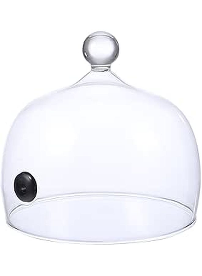 Glass Dessert Cloche Dome Cover For Cake Bread Display Kitchen Serving - Image 1