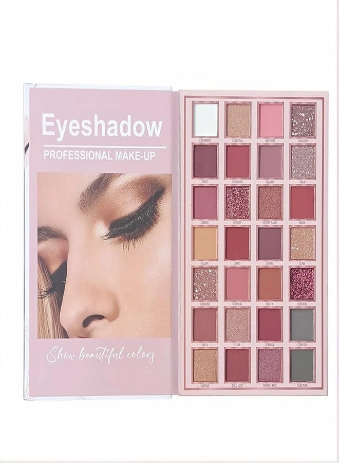 كيو آي بست مجموعة مكياج كيو بيست 4 في 1 قابلة للطي بتصميم كتاب | محمولة وتدوم طويلاً | كونتور، أحمر خدود، إضاءة، ظلال عيون، مناسبة لألوان البشرة المتعددة وإطلالات المكياج، فكرة هدية رائعة، كتاب مكياج متكامل (مكياج) - Image 3