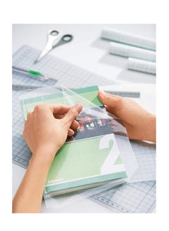 Generic Self Adhesive Cover Clear Pack of Rolls 45CM X 5 yards kids Cover Book Covers Adhesive Transparent Clear Books Covering Film Schools Notebook  - Image 3