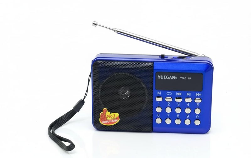 راديو FM رقمي محمول ومشغل موسيقى MP3 مع مكبر صوت قوي، منفذ USB، فتحة بطاقة TF، ومقبس سماعة رأس، صوت نقي عالي الدقة - Image 1