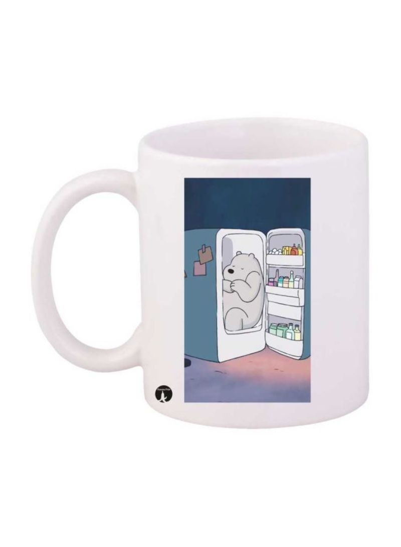 RKN We Bare Bears Printed Mug White/Blue/Pink Standard Size