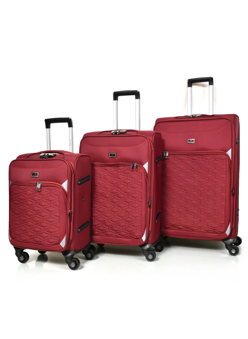 Morano Canvas Travel Bags set of 3 Pieces Size 28/24/20 inches - Image 3