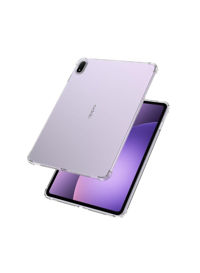 general Transparent Case Compatible with OPPO Pad 5 12.1 Inch 2025 Tablet, Four Corner Airbag Clear Shell, Soft TPU Shockproof Protective Case Cover for OPPO Pad 5 - Image 5
