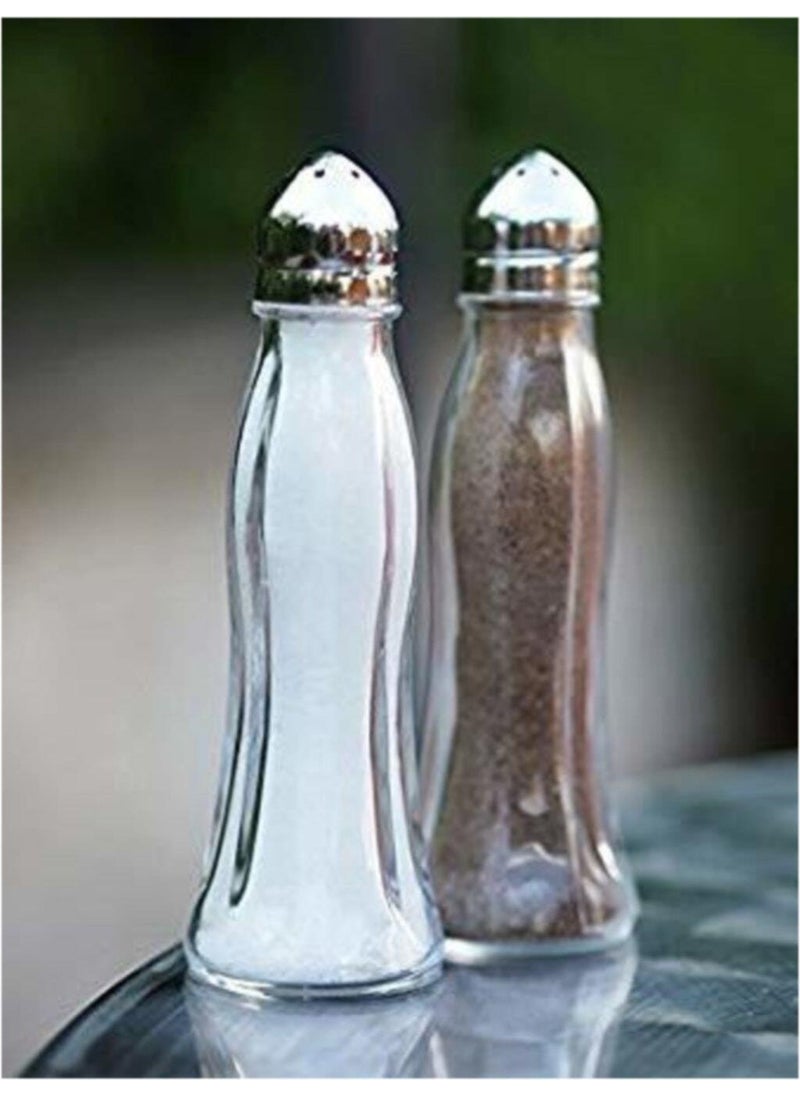 Paşabahçe Black And White Salt Shaker-Pepper Shaker-Spice Shaker 
