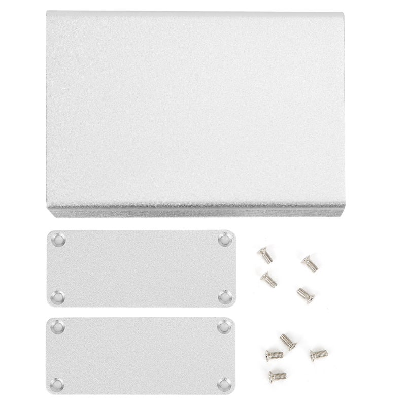 Aluminum Project Box: Machine Die-Cast Integrated Molding - High Quality Aluminum With Heat Dissipation Shielding Performance Electronic Enclosure Case for DIY Electronics PCB Projects - Image 1