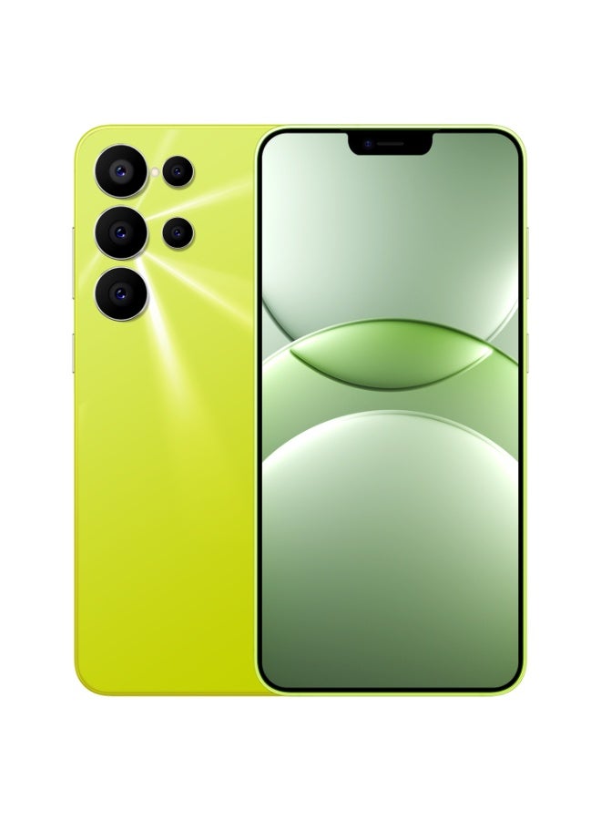  FUFFI هاتف ذكي S24 Pro يعمل بنظام Android 12 وشاشة 6.26 بوصة، هاتف محمول 4+128 جيجابايت و8+16 ميجابكسل بقدرة 3400 مللي أمبير في الساعة لهاتف متجر Google Play أصفر - Image 1