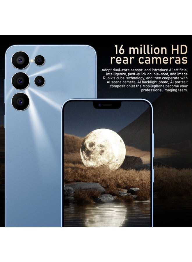  FUFFI هاتف ذكي S24 Pro يعمل بنظام Android 12 وشاشة 6.26 بوصة، هاتف محمول 4+128 جيجابايت و8+16 ميجابكسل بقدرة 3400 مللي أمبير في الساعة لهاتف متجر Google Play أصفر - Image 5