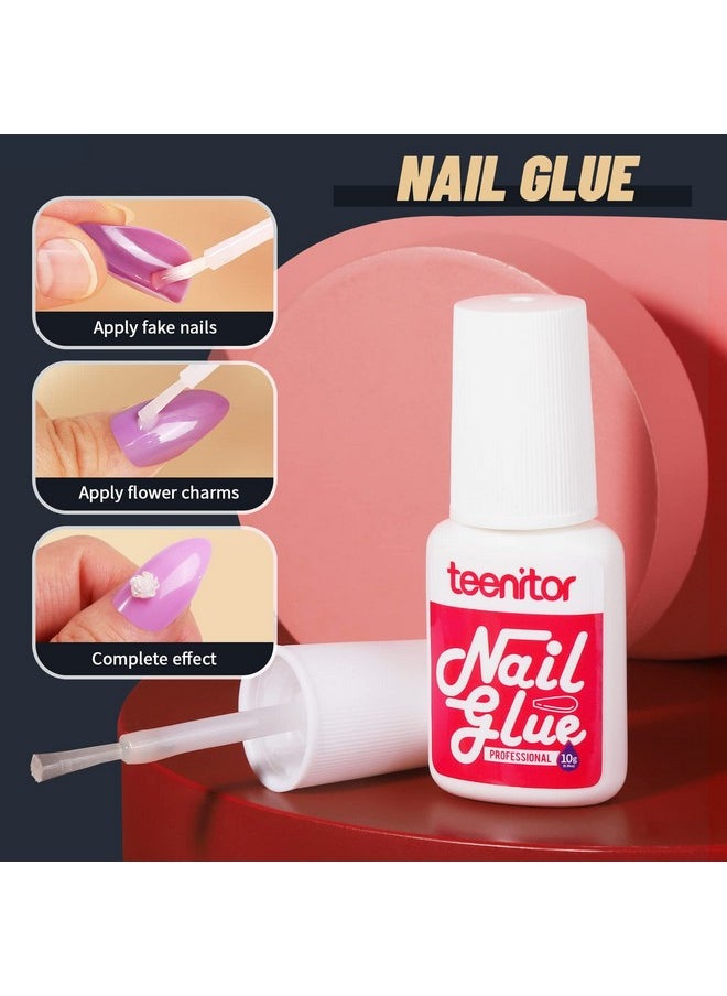 FANDAMEI Matte Press On Nails Long Coffin 12 Color 240Pcs Full Cover Long Ballerina Fake Nails Acrylic False Nail Tips With 10G Nail Glue 12 Solid Color False Nail For Women Girls Nail Art Diy  - Image 4