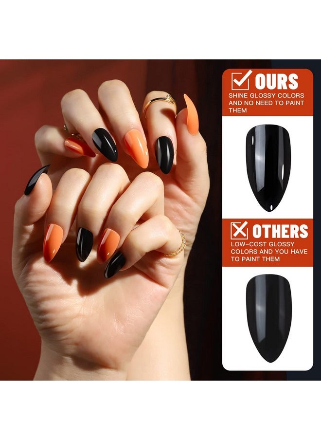 FANDAMEI Matte Press On Nails Long Coffin 12 Color 240Pcs Full Cover Long Ballerina Fake Nails Acrylic False Nail Tips With 10G Nail Glue 12 Solid Color False Nail For Women Girls Nail Art Diy  - Image 3
