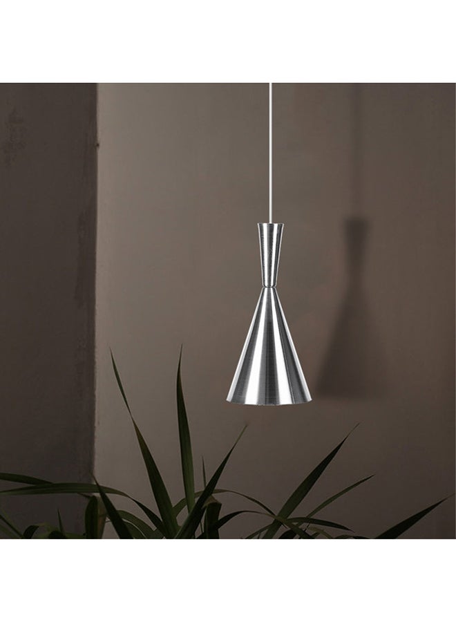 El Rawda Lighting Lura Ceiling Lamp - Single | modern decorative LED E27 pendant light ceiling lamp hanging | suitable for any room | Color: Chrome | Size: 70x20 cm - Image 2