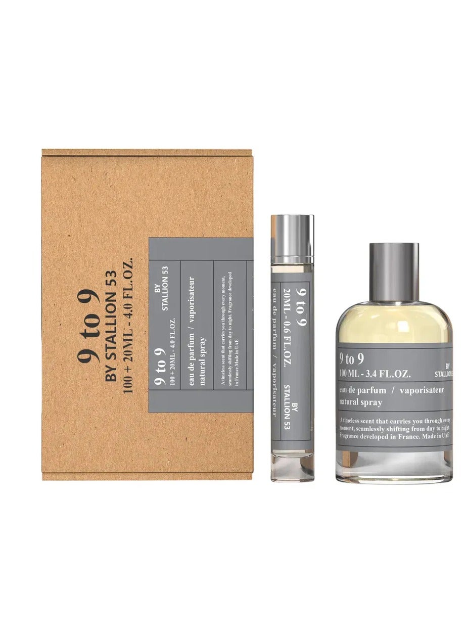 9 to 9 By Stallion 53 Eau De Parfum For Unisex - 100 + 20 ML