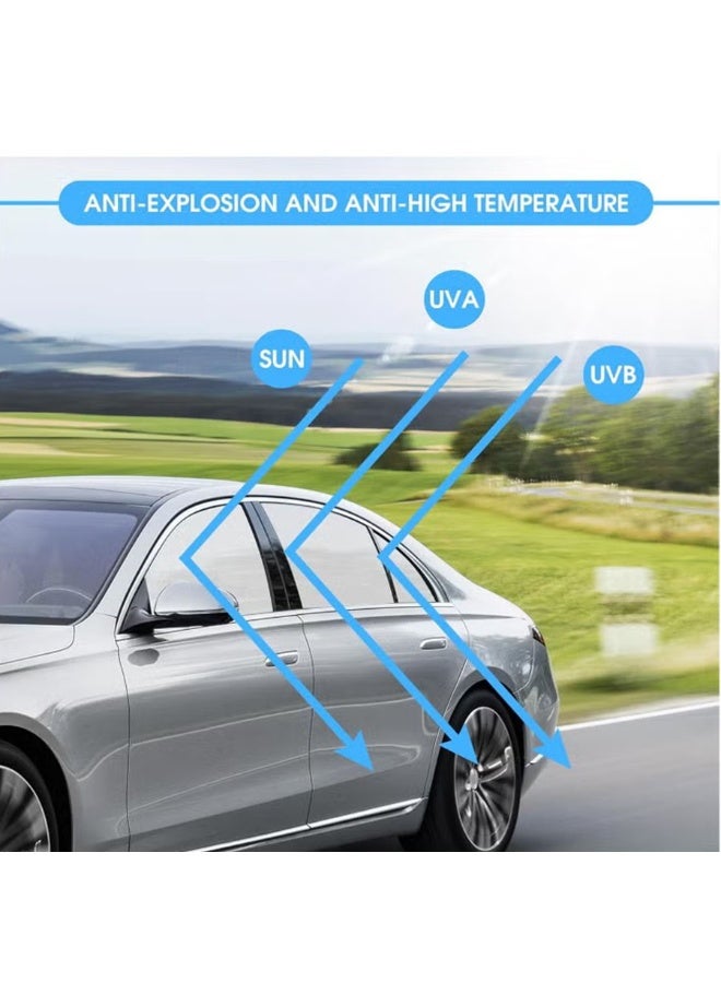 Four-piece set of car side window sunshade and sun protection magnetic car curtain - Image 4