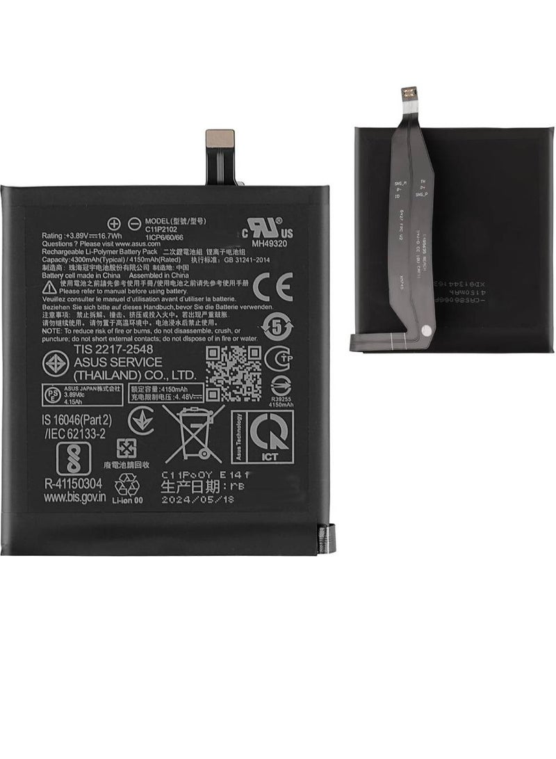 GENNEXT Original High Quality Replacement battery For ASUS Zenfone 9 Black - Image 3