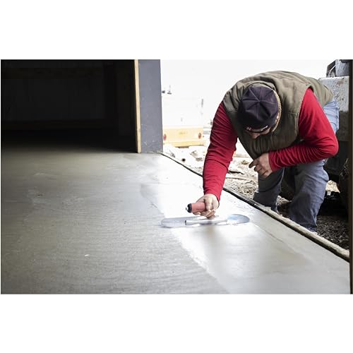 Marshalltown Pool Trowel, 16 x 4 1/2 inches, Concrete, DuraSoft Handle, XtraLite Mount, Made in The USA SP16SD - Image 5