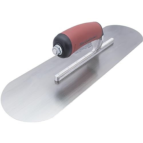 Marshalltown Pool Trowel, 16 x 4 1/2 inches, Concrete, DuraSoft Handle, XtraLite Mount, Made in The USA SP16SD - Image 3