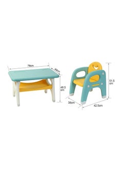XIANGYU Children Furniture Kids Plastic Table And Chair Set Study Desk Homework Table Learning Furniture  - Image 2